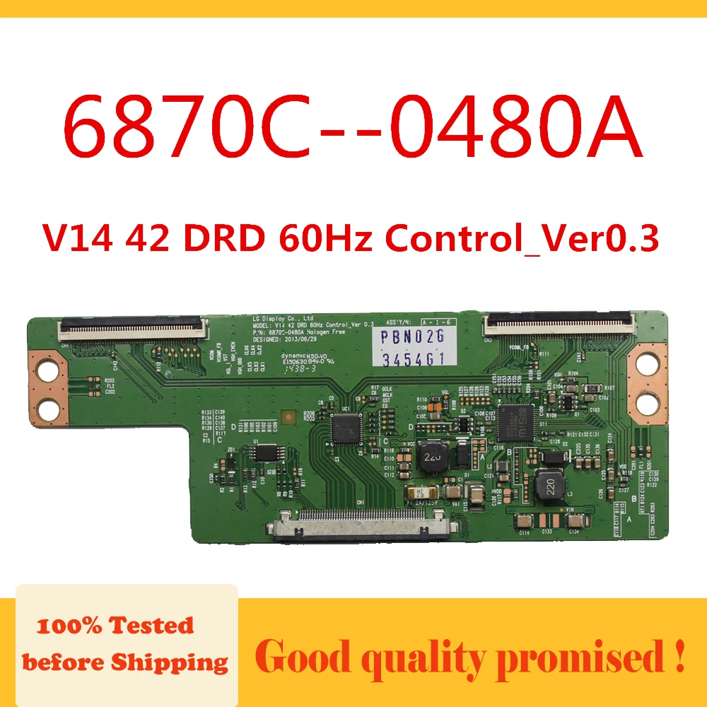 Плата Tcon 6870C 0480A V14 42 DRD 60 Гц Control_Ver0.3 для LG TV LC420DUE (FG)(A3) 42LB561V ZC BEUWLJG 42lxc ua.... И т. Д.
