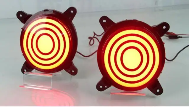 Мульти функциональное 12В Светодиодный отражатель задний противотуманный фонарь