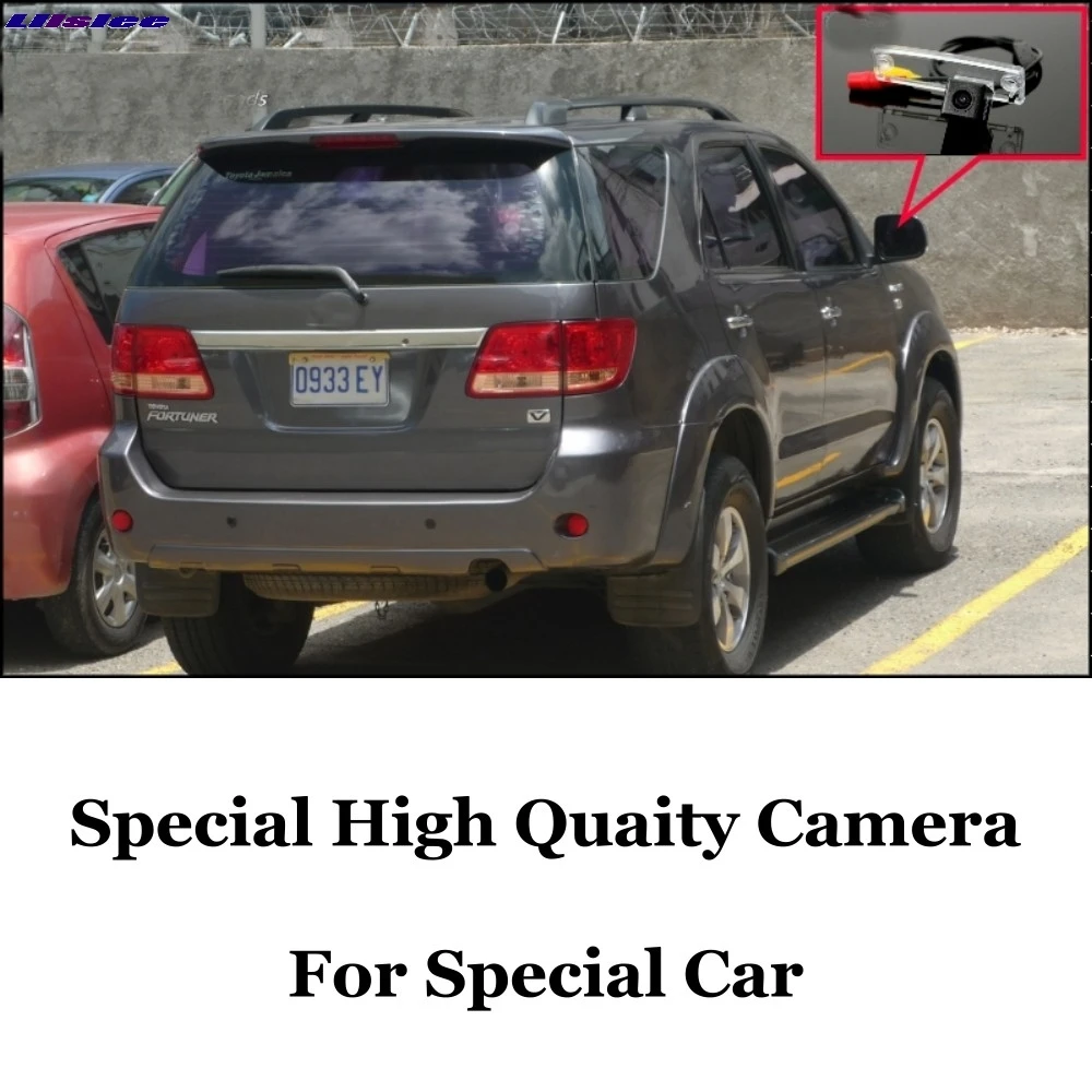 LiisLee Car Reversing image Camera For TOYOTA Fortuner SW4 For Tuner 4 Tuner 4Tuner 2004~2020 HD Dedicated Rear View back CAM SDRG