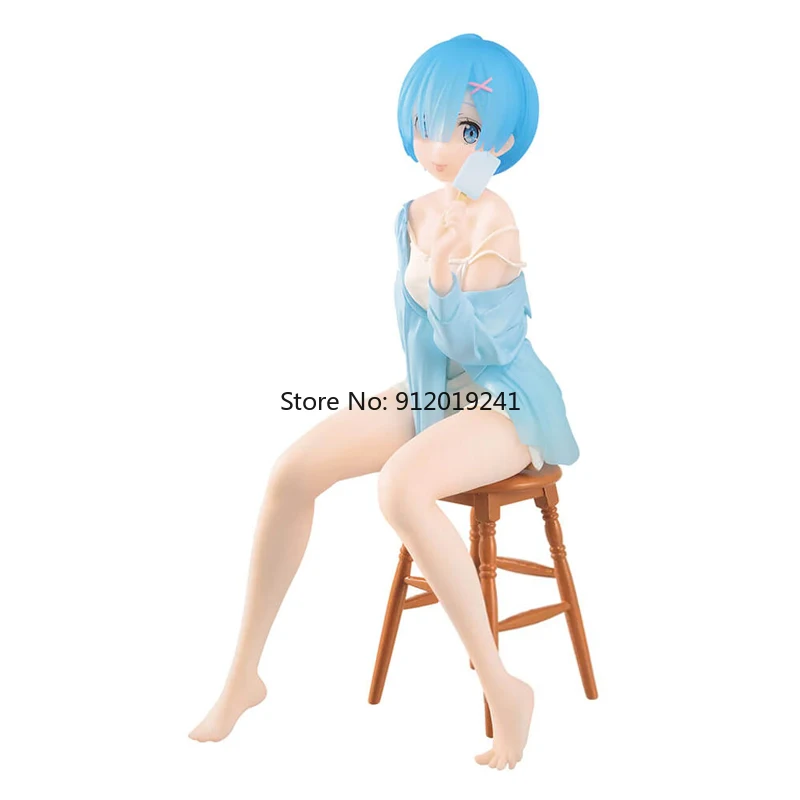 

Экшн-фигурка Rem Girl Re: Life In A другой мир от нуля пижамы фигурка Rem Chair ПВХ фигурка модель игрушки Оригинальное аниме 20 см
