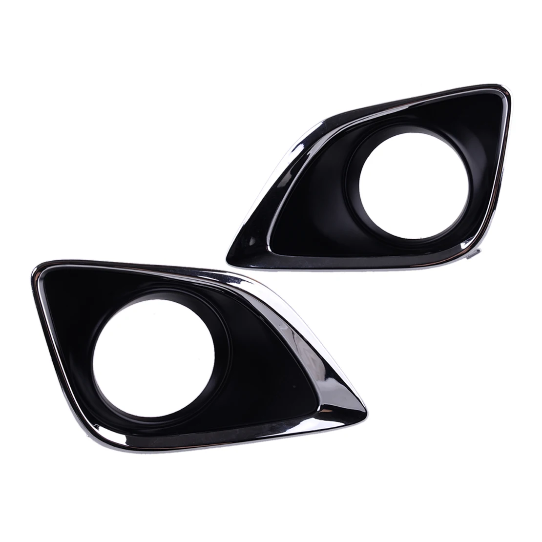 

Beler 2 шт. передний бампер, светильник туманная фара, отверстие, молдинг, хромированная кромка, ободок, подходит для Toyota Venza 2013 2014 2015