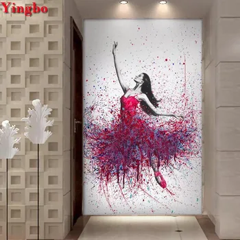

Full Square/Round Diamond 5D Diy Diamond Embroidery Ballet dancing woman Diamond Painting Cross Stitch Rhinestone Decoration