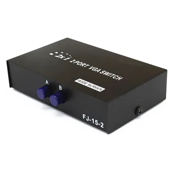 

SVGA VGA Splitter Manual 2 Port Way Two Sources To One Monitor 1920x1400