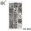 1pc Anger Nail Templates Stamping Plate Design butterfly leaf flower Stamp Nail Art Tools Stainless Steel Templates Plates#Image 4