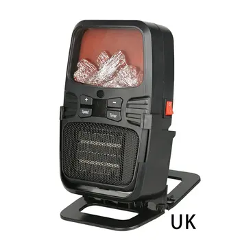 

Mini Planet Electric Heater 220V 500W Portable Desktop Small Fan Warmer 9-Speed Temperature Warmer Machine For Winter