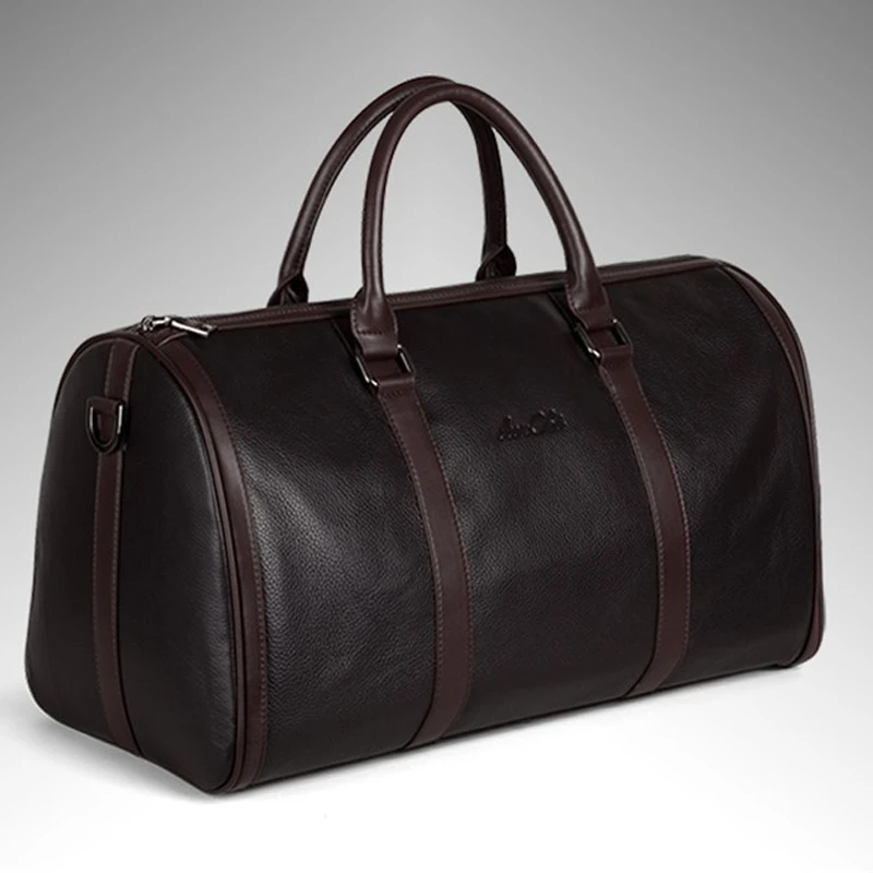 leather duffle bag mens near me