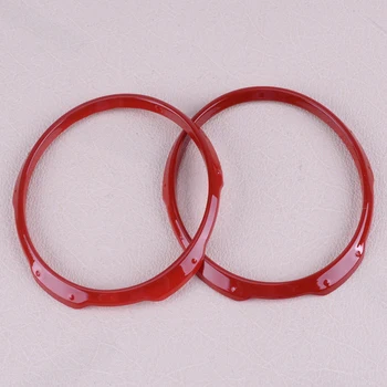 

Decoration Sticker 1 Pair Red Dashboard Ring Frame Cover Trim Fit for Jeep Compass 2017 2018 2019