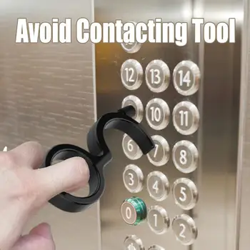 

Door Opener Portable Stick Non-contact Hygiene Hand Press Elevator Tool Protection Home Opener Accessories Door Handle Key