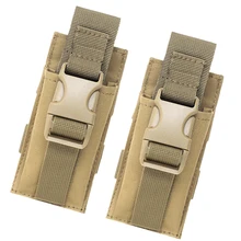 2 шт Molle подсумок, радио фонарик, Molle подсумок, подсумок, держатель для охоты, для улицы, карманный, многоцелевой, сумка