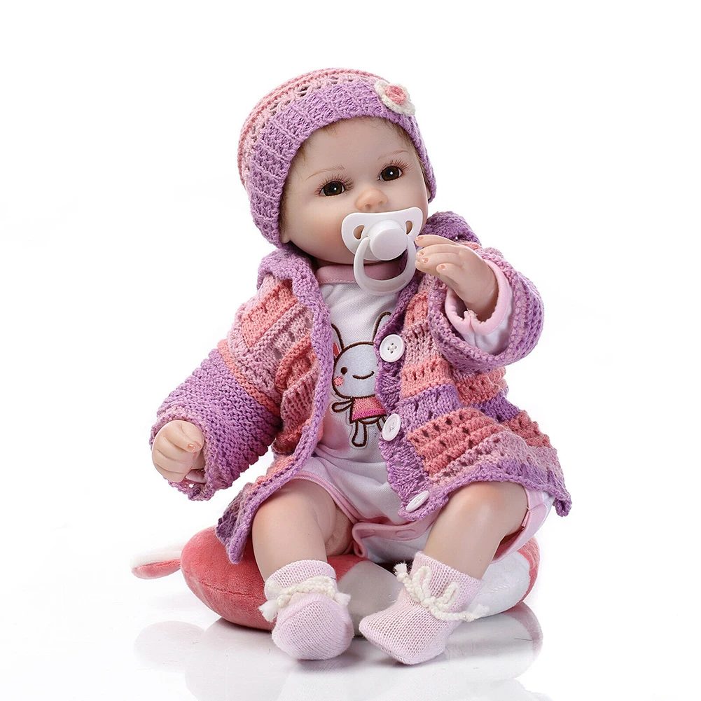 Силиконовая девочка реборн BabyToddler Новорожденные реалистичные куклы игрушки ручной работы подарок Детская кукла игрушка подарок Детская игрушка подарок
