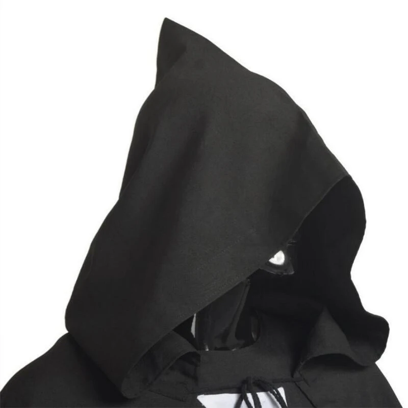 1 шт. черный средневековый воин Косплей Костюм Тамплиер рыцарский плащ