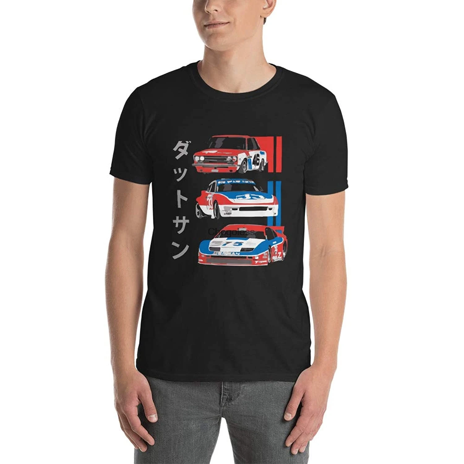 Футболка унисекс с коротким рукавом для Nissan Datsun Racing Generation | Мужская одежда