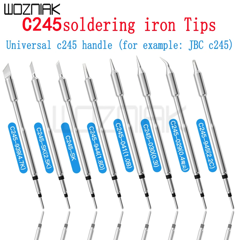 Universal JBC C245 Soldering Iron Tip T245-A Handle Welding Nozzle Grip Compatible With T245 And ud-1200 Station | Инструменты