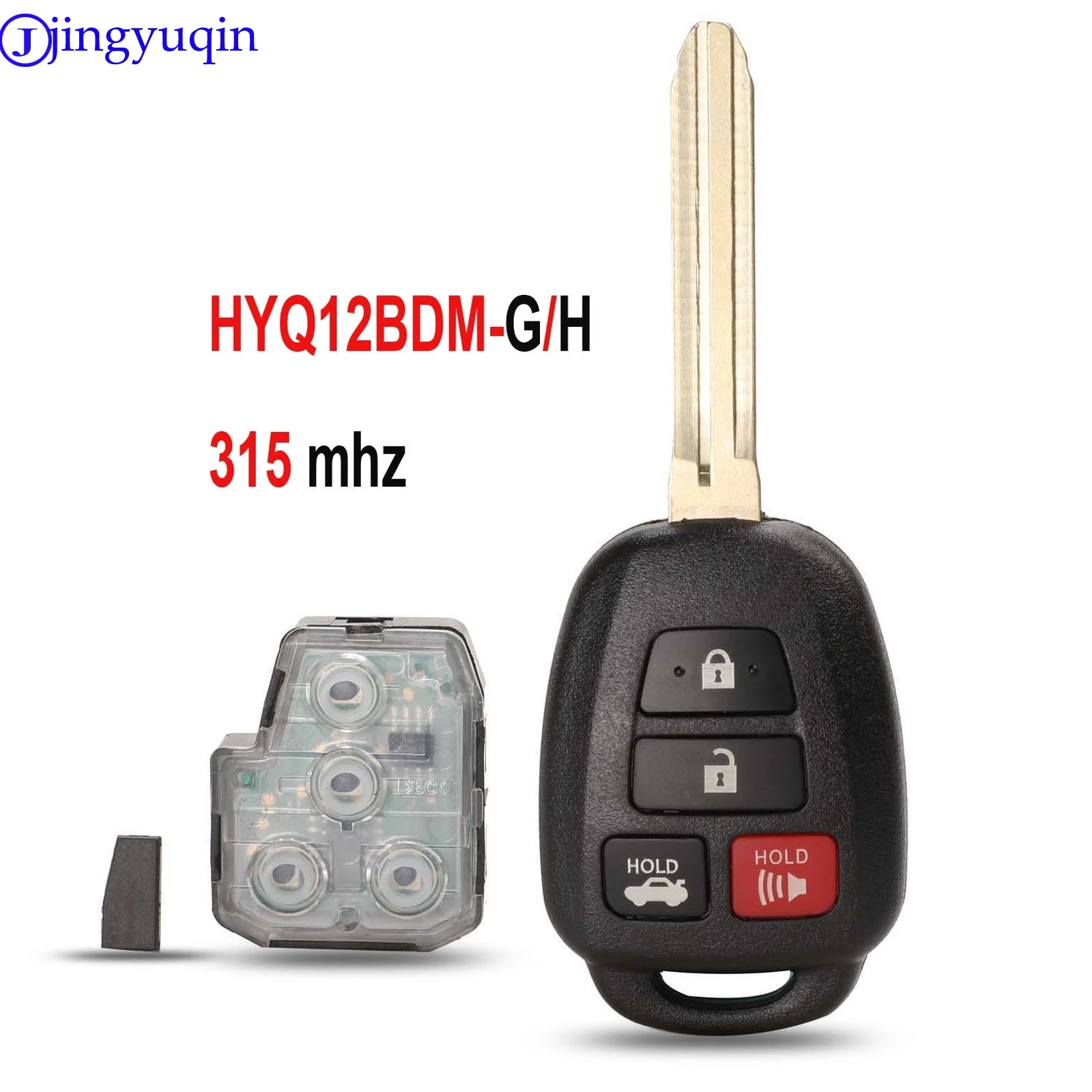 Jingyuqin 314 4 МГц пульт дистанционного управления для Toyota Camry G/ H чип опционально 2012-2017