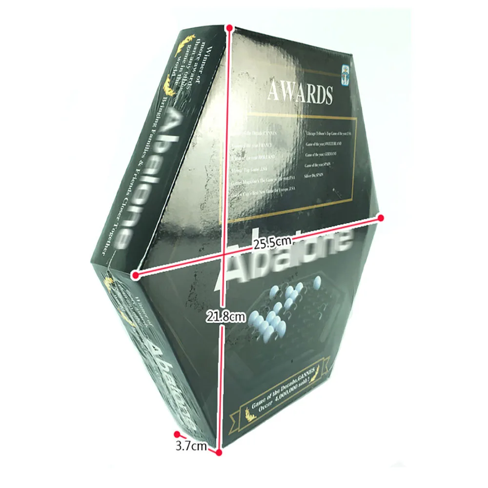 Abalone Table Games Portable Chess Set Family Board Game For Children Kids Intellectual Development Carrom Board Push Chess