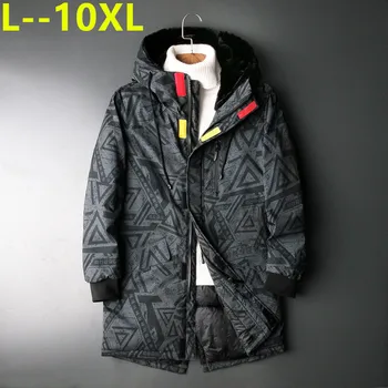 

Plus 10XL 8XL 6XL Fashion Winter Warm Jacket Men Hip Hop Outerwear Thick Pullover 2019 New Arrival Harajuku Streetwear Hip Hop