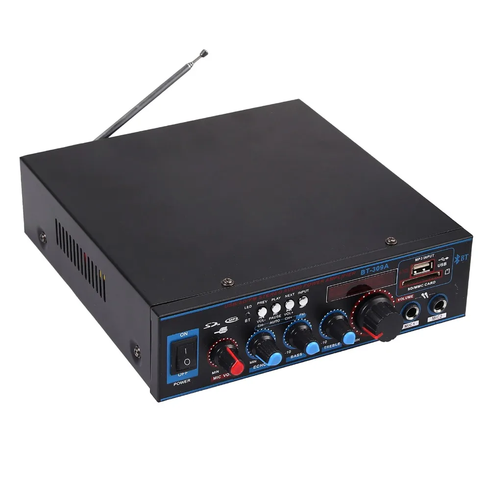 Proster 800 Вт HIFI Цифровой Bluetooth стерео аудио усилитель FM SD радио микрофон автомобильный домашний аудио усилитель с пультом дистанционного управления
