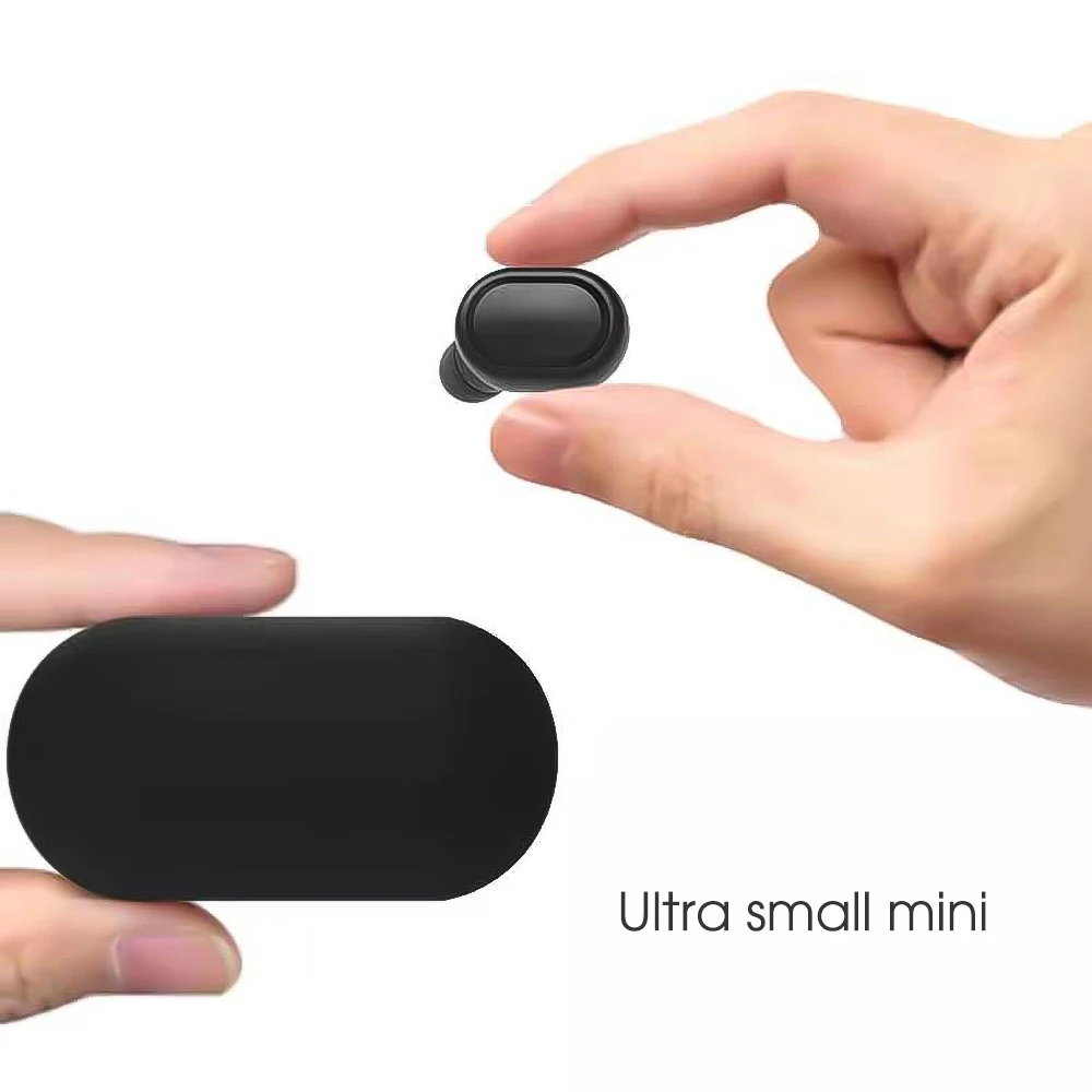 Tws Bluetooth наушники PK Redmi Airdots беспроводные наушники 5,0 отпечатков пальцев сенсорная гарнитура с шумоподавлением Микрофон для телефона xiaomi