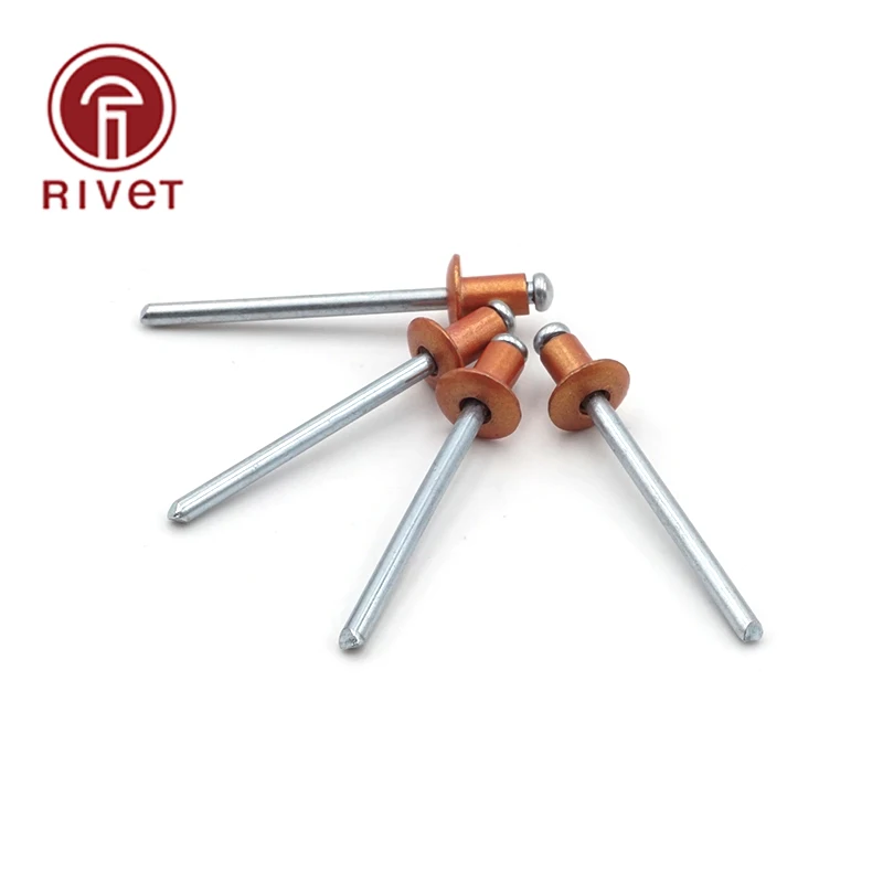 

3.2*12/3.2*13/3.2*14/3.2*15/3.2*16/3.2*17/3.2*18/3.2*20 mm Golden Aluminium Steel Pulling Rivets Opening Blind Rivet Dome Head