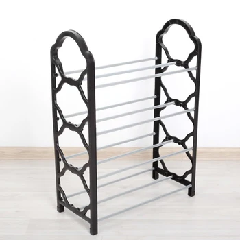 

Shelf for shoes 4 tiers 42x19x58 cm color black 2954695
