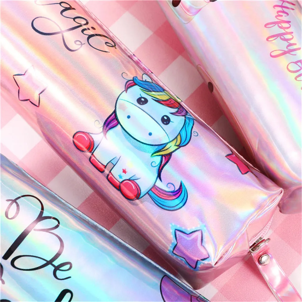 Кавайные пеналы для девочек artykuly szkolne estuche papelaria criativa unicornio escolar grande back to school