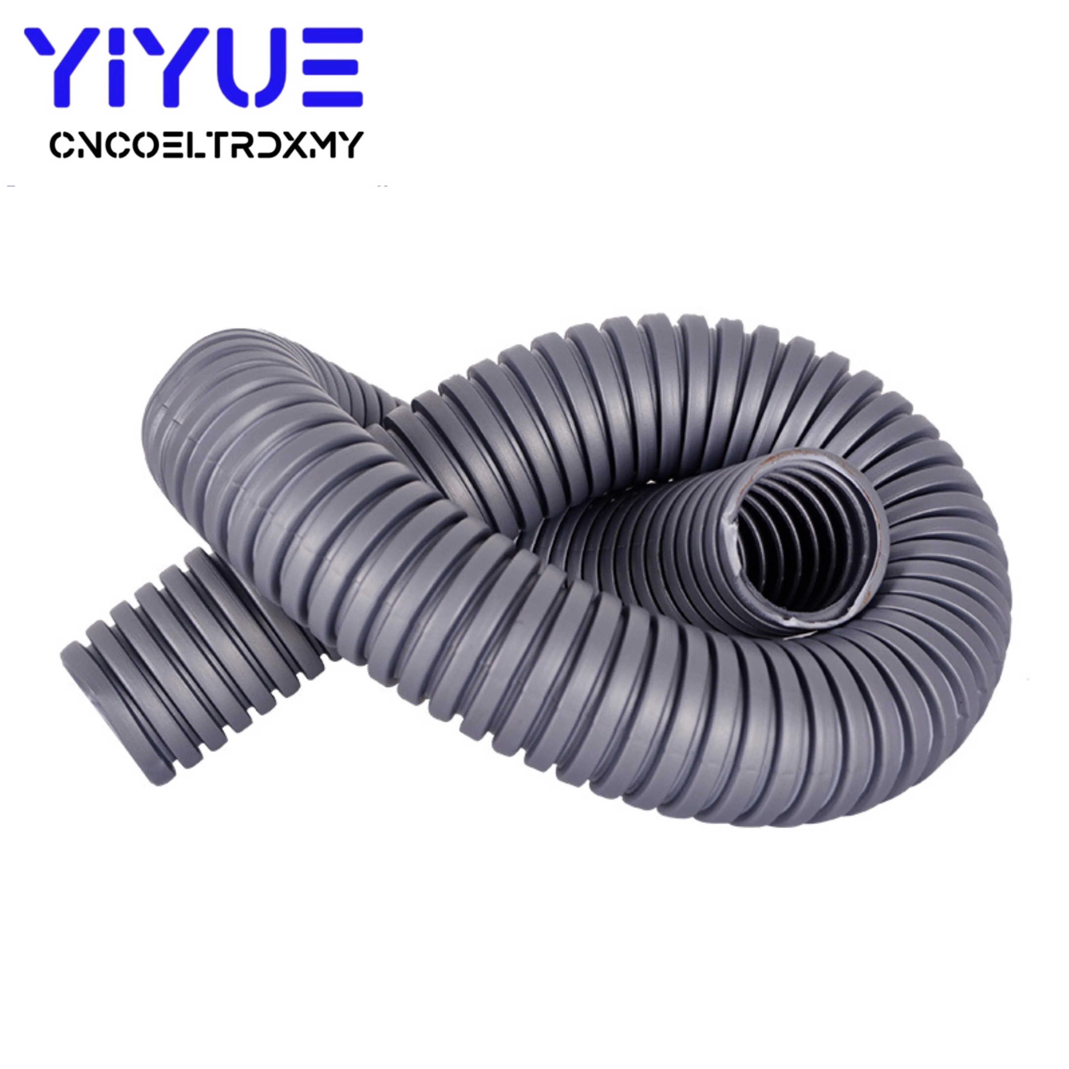 Color Corrugated Tube 1M 6.5mm-20mm Auto Car Harness Insulation Sleeving Pipe Wire Casing