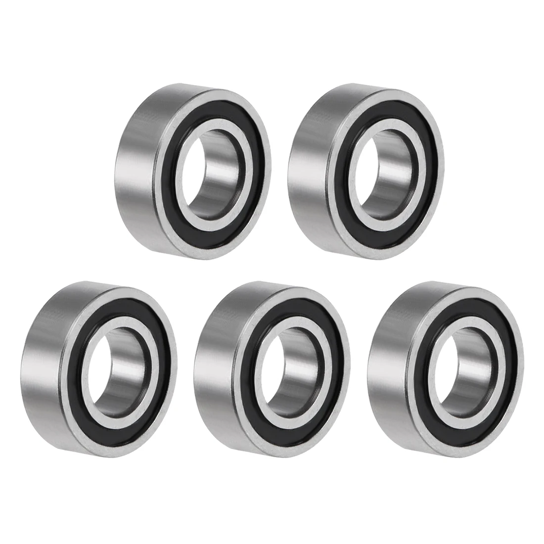 

uxcell R166-2RS Ball Bearing 3/16"x3/8"x1/8" Double Sealed ABEC-3 Bearings 5pcs