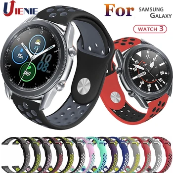

20/22mm Watchband Strap for Samsung Galaxy Watch 3 41mm 45mm / Gear S3 Band Smart Bracelet Silicone Sport Wristband Correa