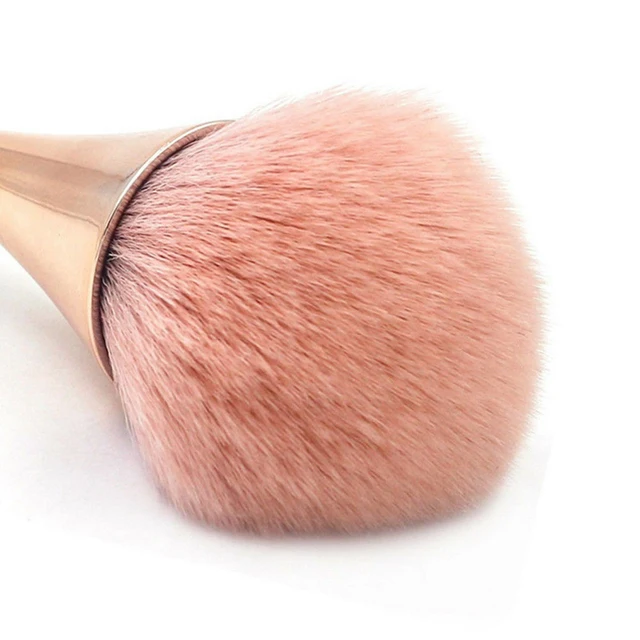 Rose Gold Powder Blush Brush Professional Make Up Brush Large Cosmetic Face Cont Cosmetic Face Cont brocha colorete Make Up Tool 5