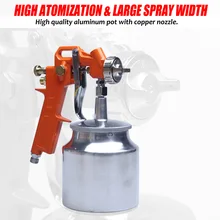 Домашний электрический Краскораспылитель 1,5 мм легко регулируемое сопло 750 мл распылитель рисунок пистолета пистолет для декорирования краски