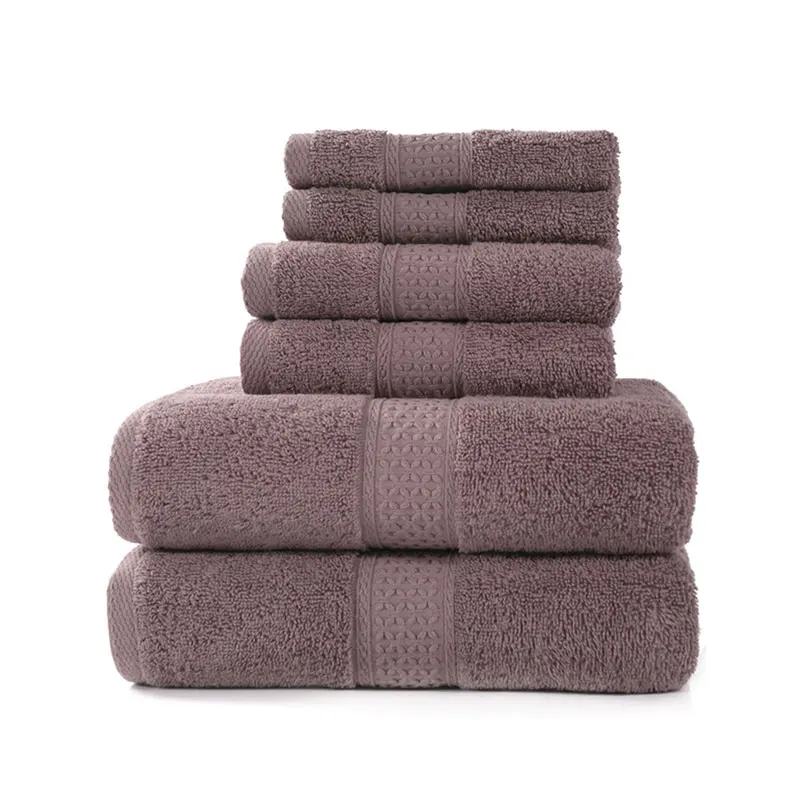 Luxury Bath Towel Set,2 Large Bath Towels,2 Hand Towels,2 Washcloths. Hotel Quality Soft Cotton Highly Absorbent Bathroom Towels 1