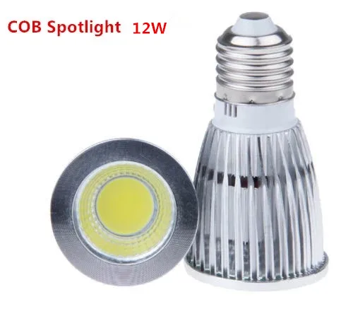 LED COB E27 E14 디밍 가능 스포트라이트 램프 전구, 웜, 쿨, 퓨어 화이트 LED 조명, 6W, 9W, 12W, 110V, 220V, 1 개, 신제품