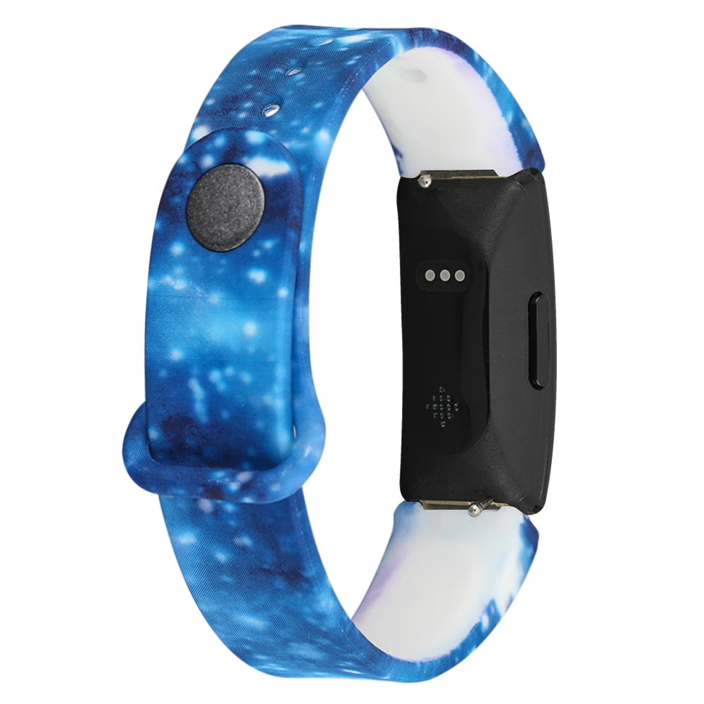 Baaletc банданы для Fitbit Inspire Hr& Inspire& Ace 2 полосы спортивные водонепроницаемые напульсники для Fitbit Inspire HR фитнес умные часы - Цвет: blue sky