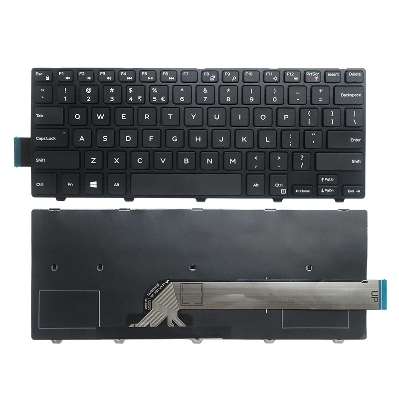 SSEA новая американская клавиатура без подсветки для Dell Inspiron 14-3000 3441 3442 3443 3451 5447 5442