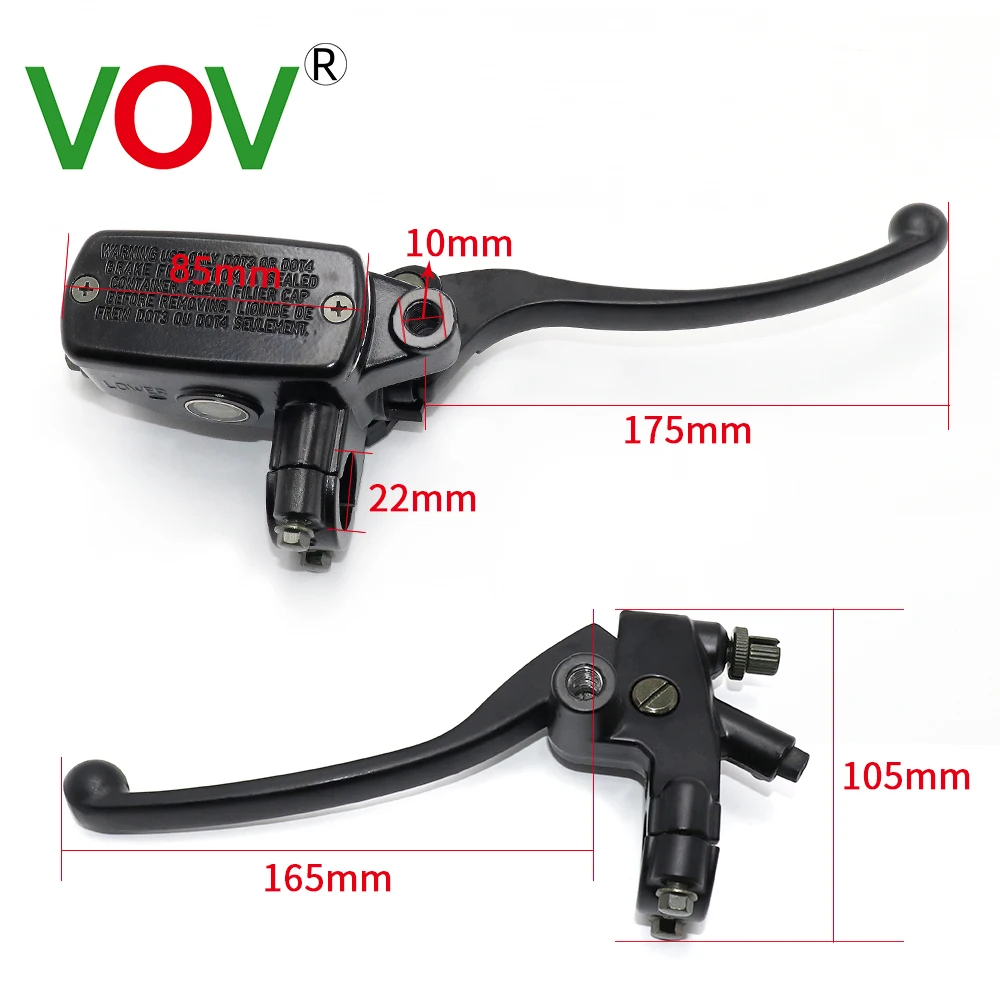 Hydraulic Brakes Motorcycle Brake Lever Moto Brake Master Cylinder Clutch Levers Master Cylinder Motorbike Pump Accesories levie