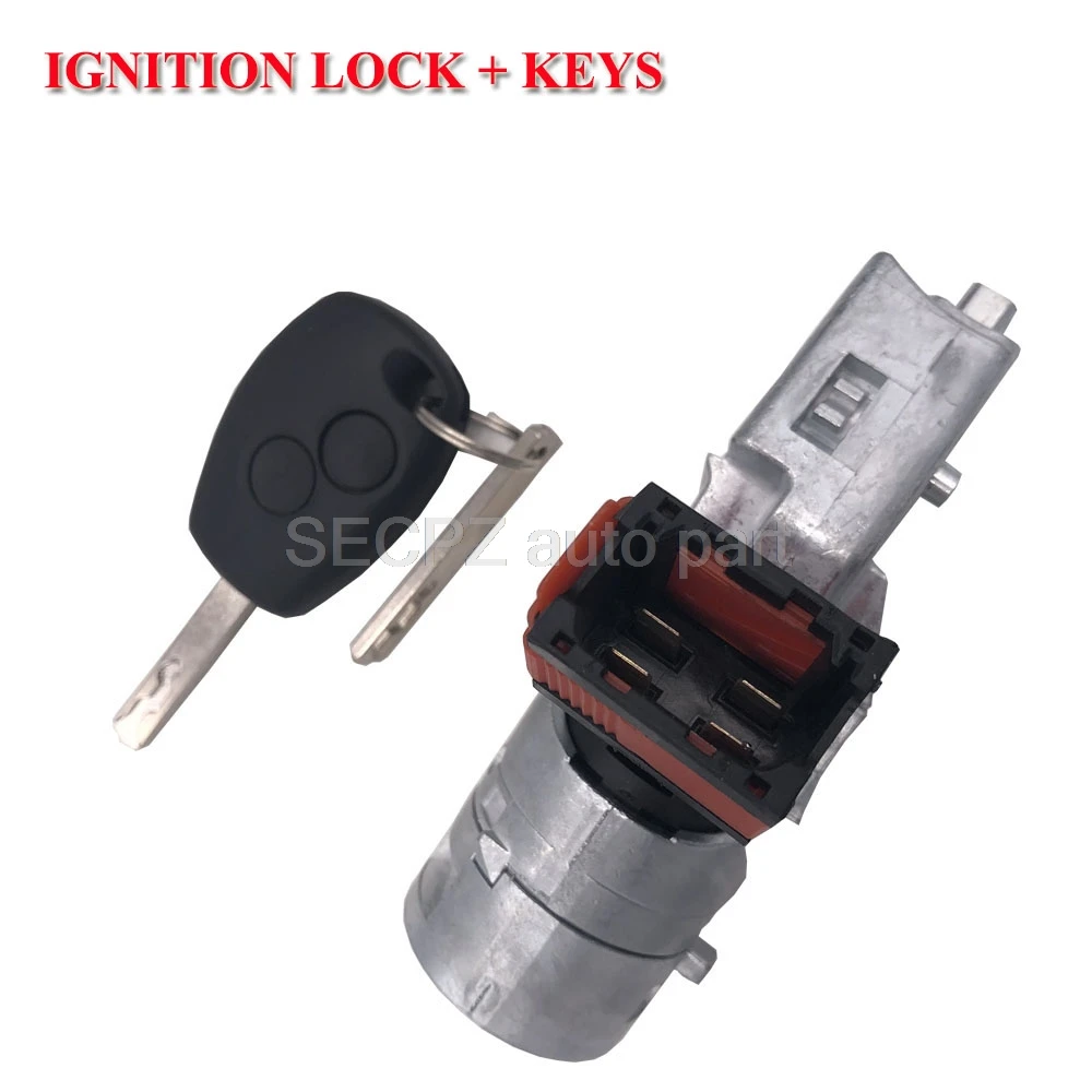 US $204.70 10pcs1set Ignition switch for Renault clio MK3 Modus Kangoo Twingo 20052012 ignition barrel key 8200214168 7701208408