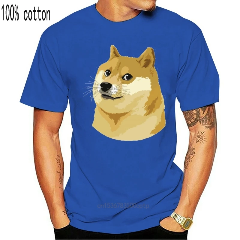 Мужская футболка с карманом Doge Сиба ину Inu Wet Meme Женская футболка|Футболки| |