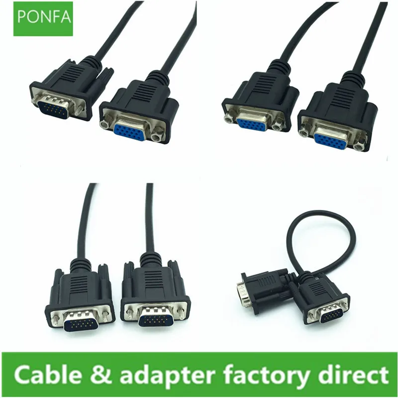 Short Vga Cable Audio Female Vga Cable Male Short Vga Cable Hdmi