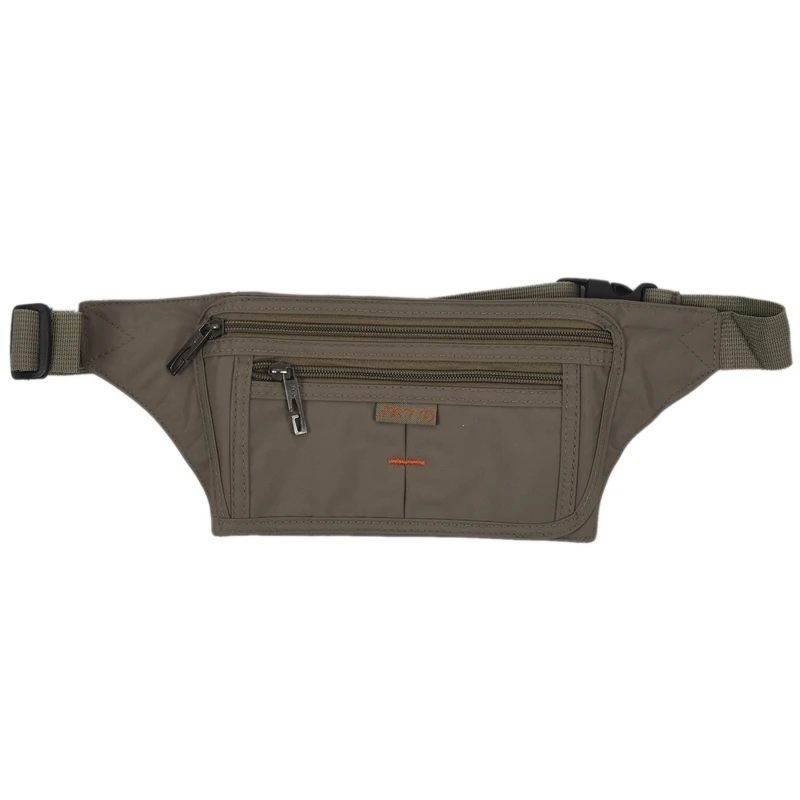 

ABZC-Polyester belt pouch and with a zipper Military Green Unisex Sport