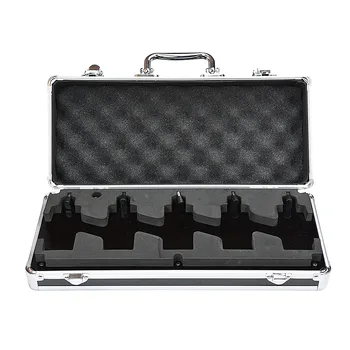 

Profile Tool Box Aluminium Alloy Electric Guitar Pedal Board Case Storage Pouch Capable For 5 Mini Pedals Instrument Supplies