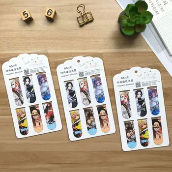 

6pcs Anime Ghost Destruction Blade Can Be Clipped With Magnetic Strip Bookmark Fridge Magnet