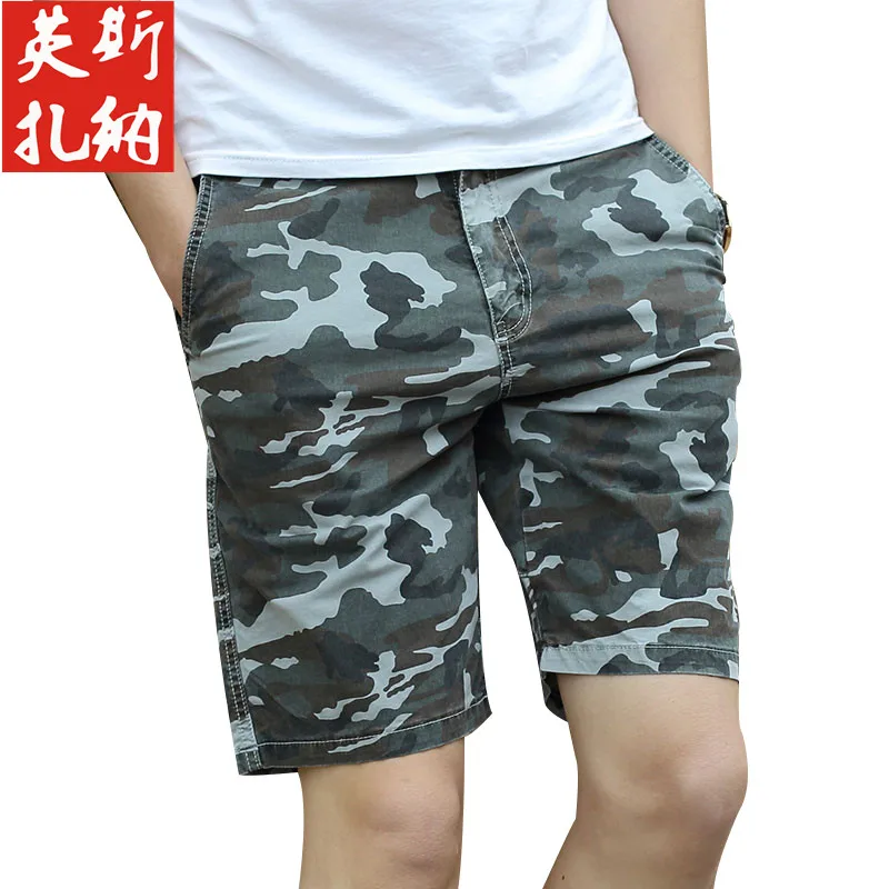

ICCZANA Brand Short Men Summer Waterproof Military Shorts Men Cotton Cargo Short Plus Size 36 38 Unionbay Cargo Shorts 2215
