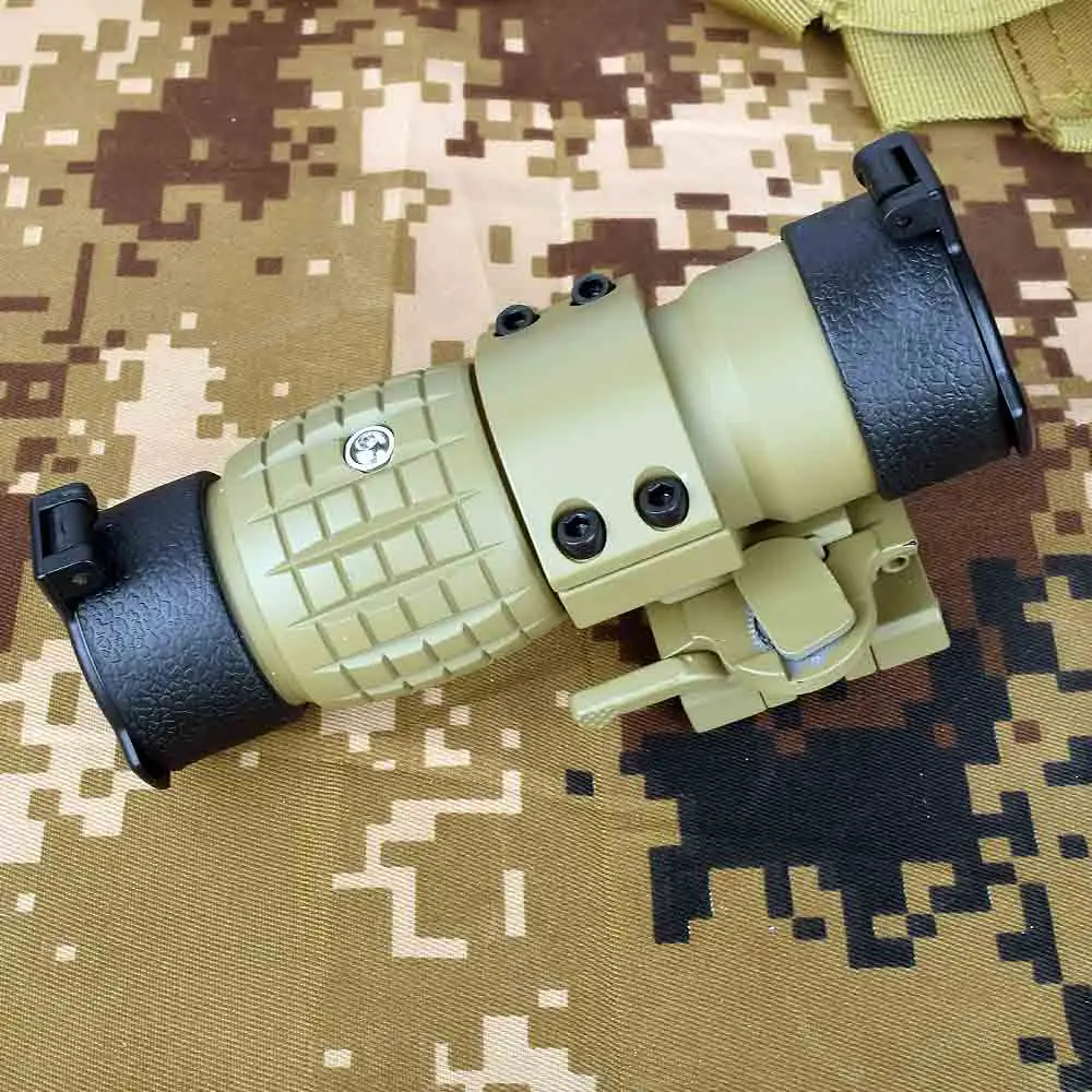 Тактический Оптический Коллиматорный прицел 3X Лупа с откидной крышкой пригодный