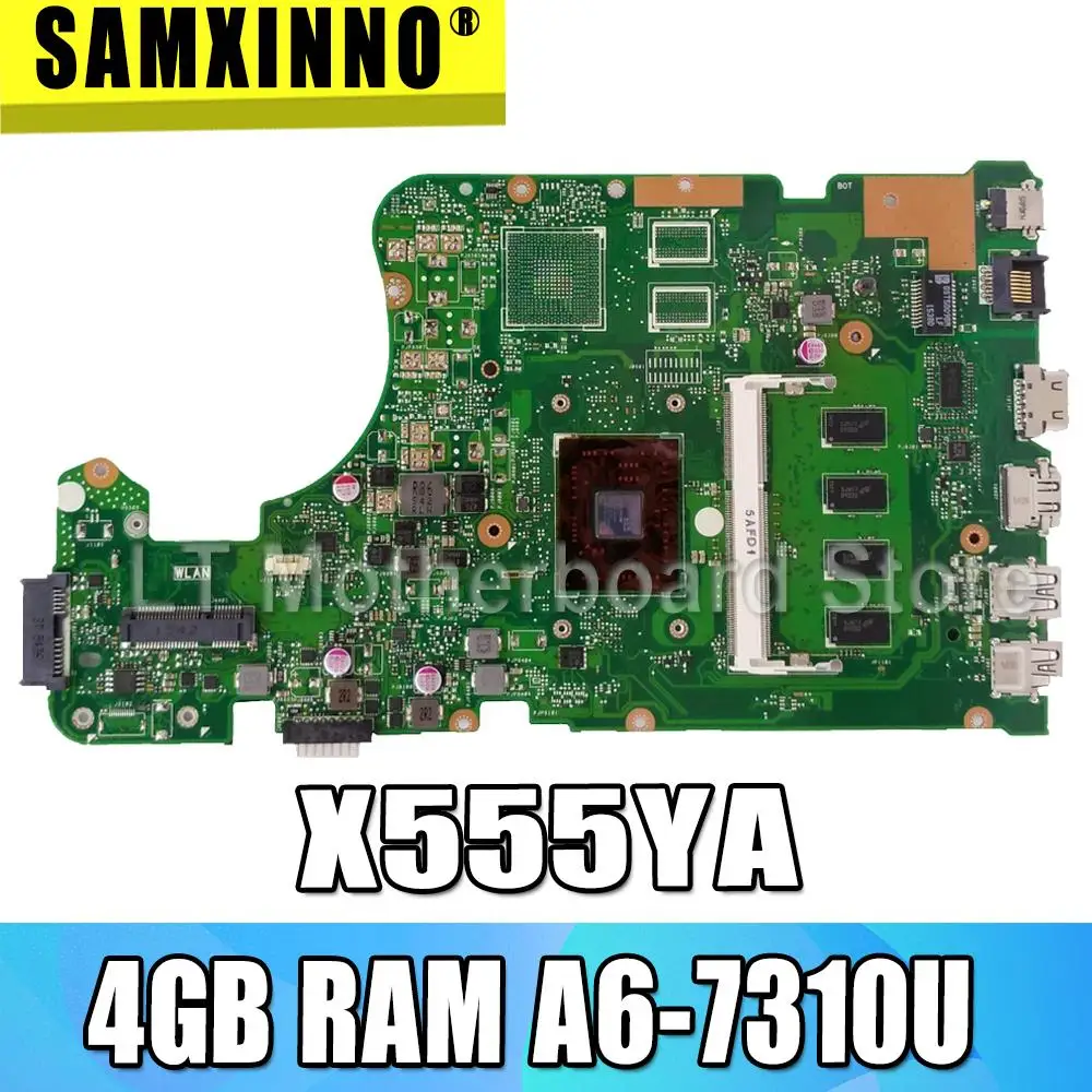 X555YA материнская плата для ноутбука For Asus X555DG X555DA X555Y X555Yi Материнская Тест 100% ОК 4 Гб