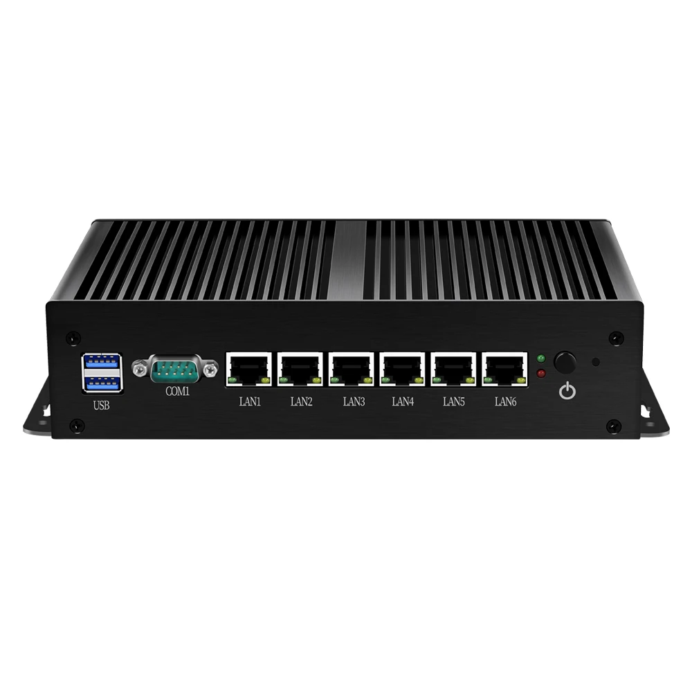  Intel Celeron 3955U 3855U i3 7100U Mini PC Firewall Router 6 LAN Intel 211AT NIC 2*USB3.0 VGA RS232