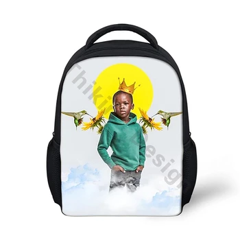

Kid Toddler School Bags African Boys Print Backpack Kindergarten Children Girls Boys Schoolbag 3D Cartoon Mini Bag Sac Enfant