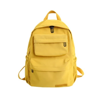 

2020 Backpack Women Backpack Fashion Women Shoulder Bag Solid Color School Bag for Teenage Girl Children Backpacks Travel Bag