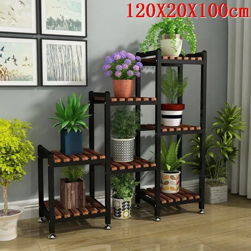 Number 5 Madera Flores стол деревянные полки для Repisa Estante Para Plantas Крытый Stojak Na Kwiaty завод стеллаж балкон полка цветок стенд - Цвет: Number 5