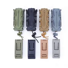 Тактический Подсумок для журналов 9 мм Molle Пистолетная обойма Военная мягкая оболочка подсумок с зажимом для ремня кобура с магазином Fastmag molle