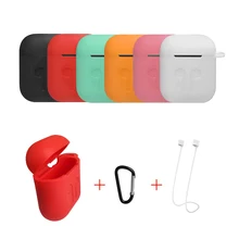1 шт ТПУ силиконовый Bluetooth беспроводной чехол для наушников Защитный чехол для Airpods аксессуары для кожи для Apple Airpods зарядная коробка